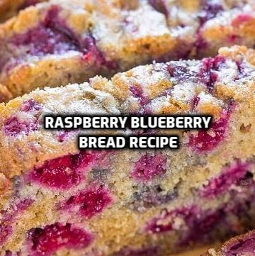 Raspberry Blueberry Bread Recipe