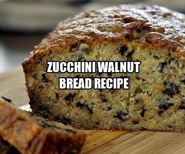 Zucchini Walnut Bread Recipe