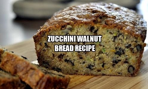 Zucchini Walnut Bread Recipe