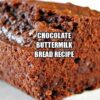 Chocolate Buttermilk Bread Recipe