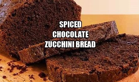 Spiced Chocolate Zucchini Bread