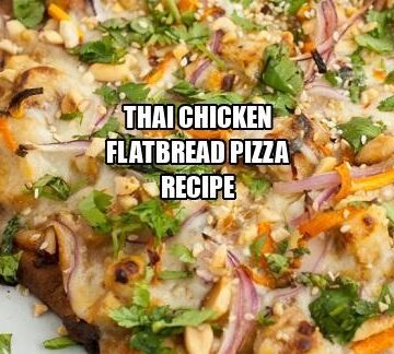 Thai Chicken Flatbread Pizza Recipe