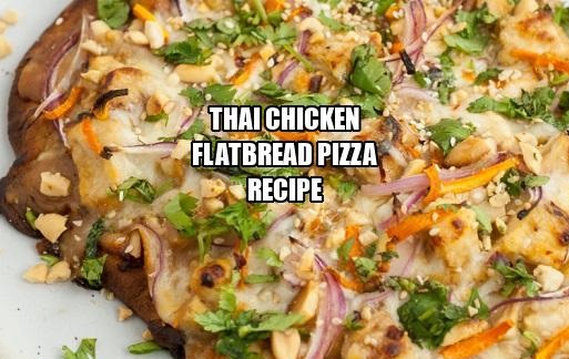 Thai Chicken Flatbread Pizza Recipe