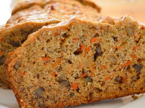 Quick Bread with Carrots and Walnuts Recipe