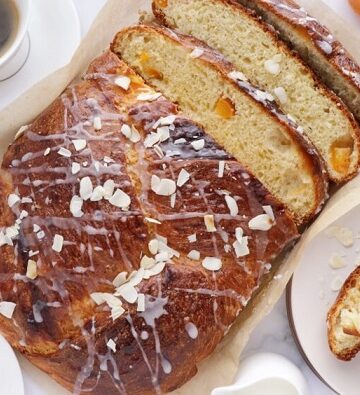 Glazed Apricot Breakfast Breads Recipe